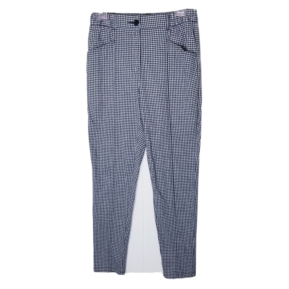 Urban Outfitters Plaid Pants Women Size Small Black White